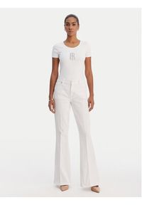 Fracomina Jeansy FP26SVA012W61501 Biały Bootcut Fit. Kolor: biały #3
