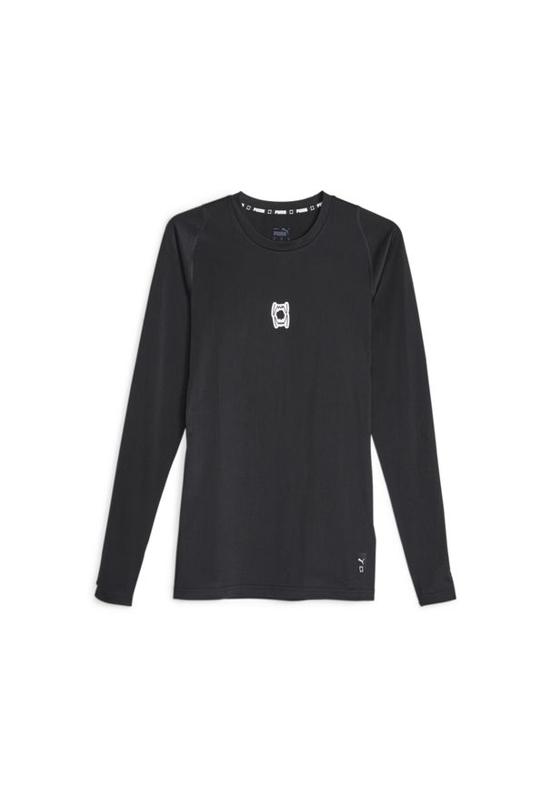 Dżersej z długim rękawem Puma Hoops Team Baselayer. Kolor: czarny. Materiał: jersey. Długość rękawa: długi rękaw. Długość: długie. Sport: koszykówka