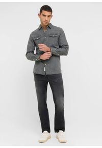 Męska Koszula Mustang Style Duver Denim Black 1016957 4000 300. Materiał: denim #7