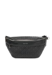 Calvin Klein Nerka Emblem Emboss Waistbag LV04D3205G Czarny. Kolor: czarny. Materiał: skóra #6