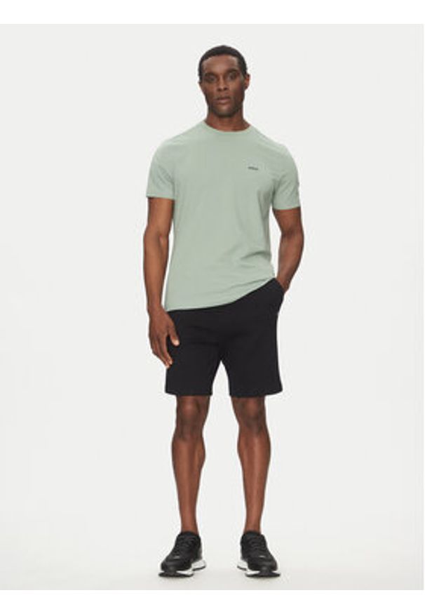 BOSS T-Shirt 50506373 Zielony Regular Fit. Kolor: zielony. Materiał: bawełna