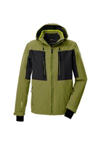 Kurtka narciarska Killtec KSW 47. Kolor: czarny, zielony, wielokolorowy. Sezon: zima. Sport: narciarstwo #1