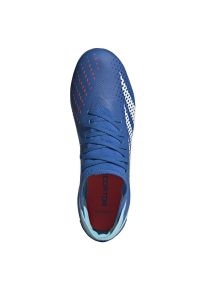 Adidas - Buty piłkarskie adidas Predator Accuracy.3 Fg M GZ0026 niebieskie. Zapięcie: sznurówki. Kolor: niebieski. Materiał: syntetyk, guma. Sport: piłka nożna #5
