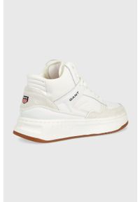 GANT - Gant sneakersy Yinsy 24537736.G29 kolor biały. Nosek buta: okrągły. Zapięcie: sznurówki. Kolor: biały. Materiał: guma #5