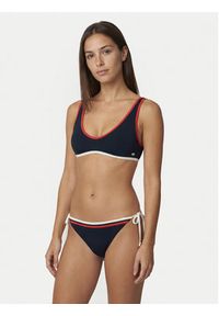 TOMMY HILFIGER - Tommy Hilfiger Dół od bikini UW0UW06557 Granatowy. Kolor: niebieski. Materiał: syntetyk #4