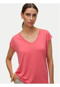 Vero Moda T-Shirt Filli 10247666 Różowy Relaxed Fit. Kolor: różowy. Materiał: syntetyk #4