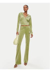 Juicy Couture Bluza Madison JCWAS23329 Zielony Slim Fit. Kolor: zielony. Materiał: syntetyk #4