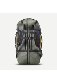 SIMOND - Torba trekkingowa Forclaz Duffel 500 Extend 40-60 litrów. Kolor: szary, zielony, wielokolorowy. Materiał: tkanina, materiał. Sport: turystyka piesza