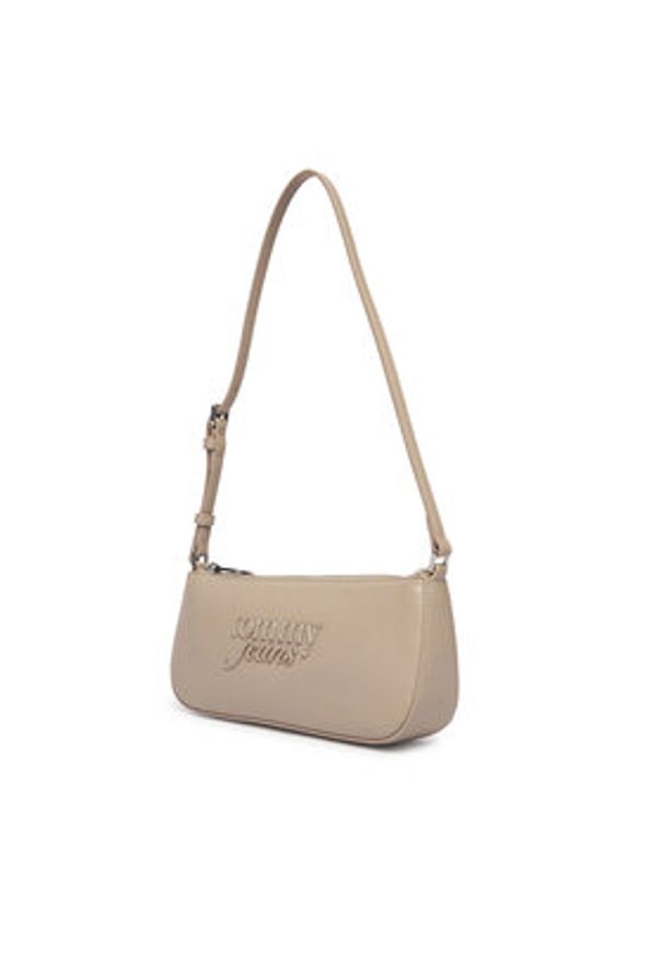 Tommy Jeans Torebka Tjw Must Shoulder Bag AW0AW18449 Beżowy. Kolor: beżowy