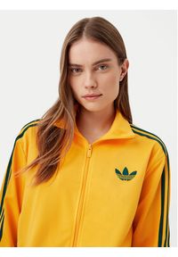 Adidas - adidas Bluza adicolor Classic Firebird JP2300 Żółty Loose Fit. Kolor: żółty. Materiał: syntetyk