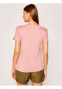 Alpha Industries T-Shirt Nasa Pm 198053 Różowy Regular Fit. Kolor: różowy. Materiał: bawełna