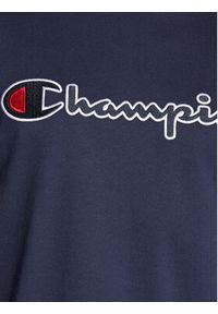 Champion Longsleeve Script Logo 217861 Granatowy Regular Fit. Kolor: niebieski. Materiał: bawełna. Długość rękawa: długi rękaw #5