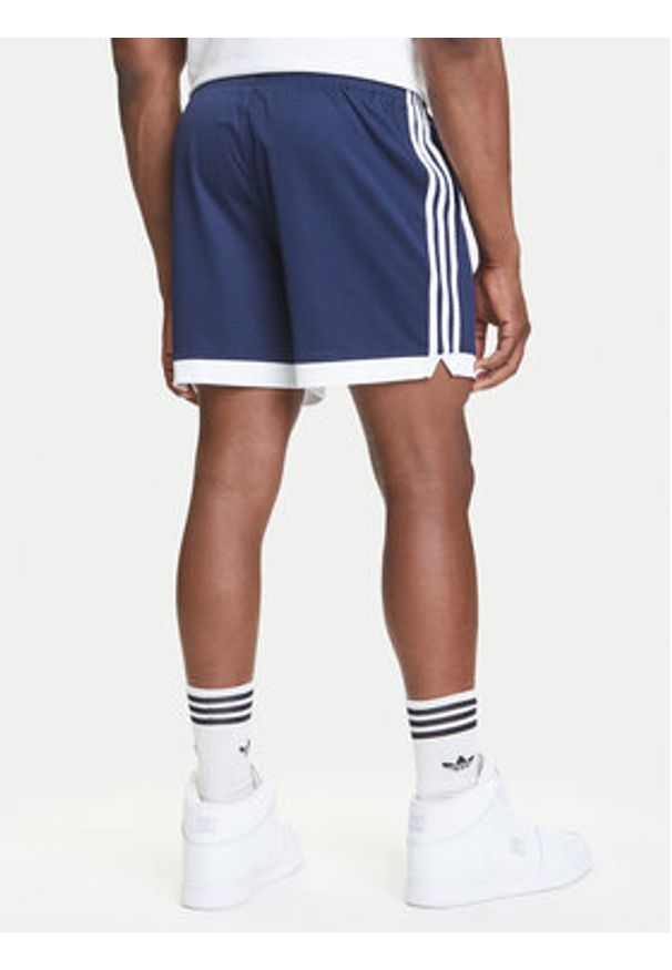 Adidas - adidas Szorty sportowe Mock Eyelet JY1310 Granatowy Regular Fit. Kolor: niebieski. Materiał: syntetyk. Styl: sportowy