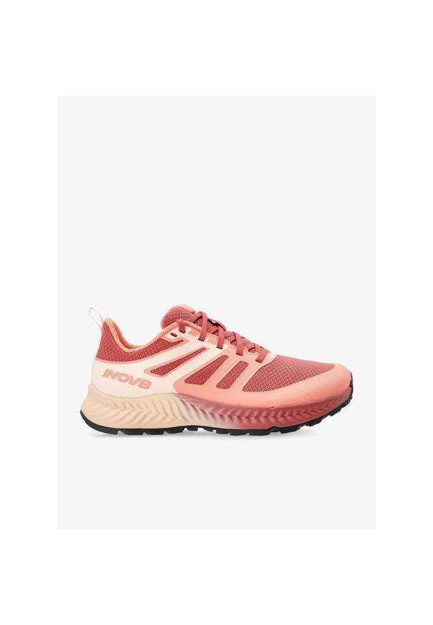 Buty do biegania damskie Inov-8 TrailFly Standard. Zapięcie: sznurówki. Kolor: czerwony, różowy. Materiał: guma, materiał, syntetyk, tkanina. Szerokość cholewki: normalna