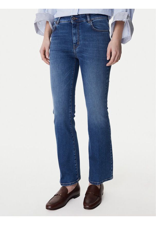 Weekend Max Mara Jeansy Rapallo 2615181071 Niebieski Skinny Fit. Kolor: niebieski