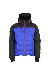 PEAK MOUNTAIN - Kurtka puchowa Peak Mountain Cadalpi. Kolor: wielokolorowy, niebieski, czarny. Materiał: puch. Sezon: zima. Sport: narciarstwo #1