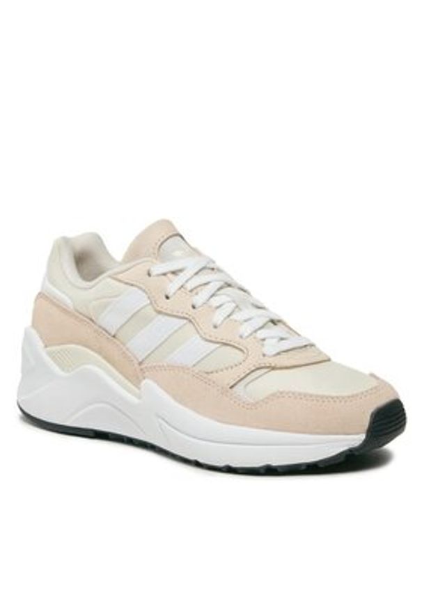 Adidas - adidas Sneakersy Retropy Adisuper HQ1842 Beżowy. Kolor: beżowy. Materiał: skóra