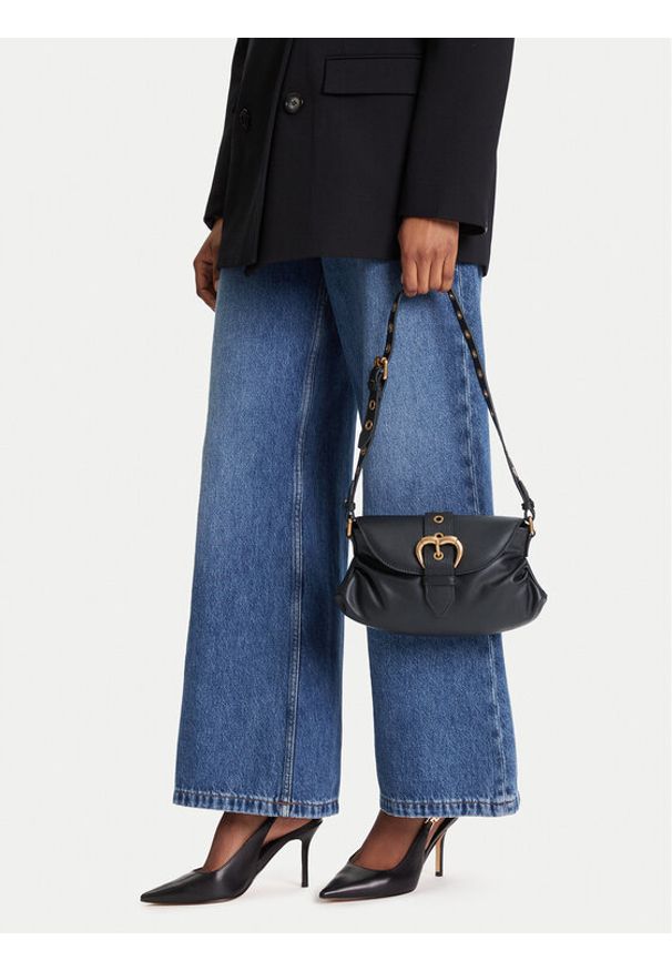 Pinko - PINKO Torebka Jolene Shoulder Mini PE 25 PLTT 102802 A270 Czarny. Kolor: czarny. Materiał: skórzane