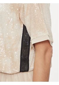 Liu Jo Bluzka TA4060 J4623 Beżowy Regular Fit. Kolor: beżowy. Materiał: syntetyk #2
