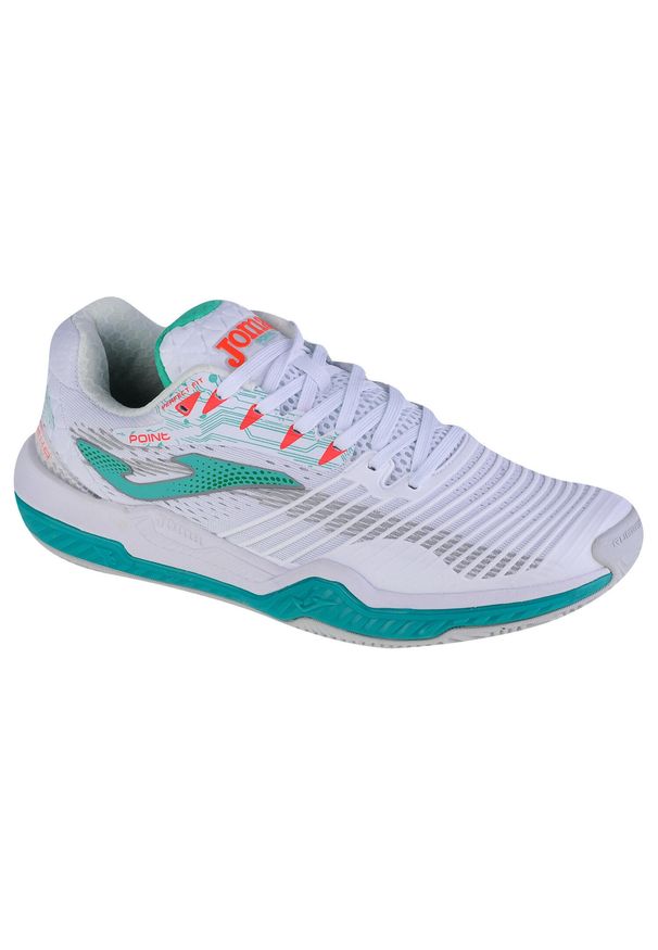 Buty do tenisa męskie Joma T.Point clay white. Kolor: biały. Materiał: nylon. Szerokość cholewki: normalna. Sport: tenis