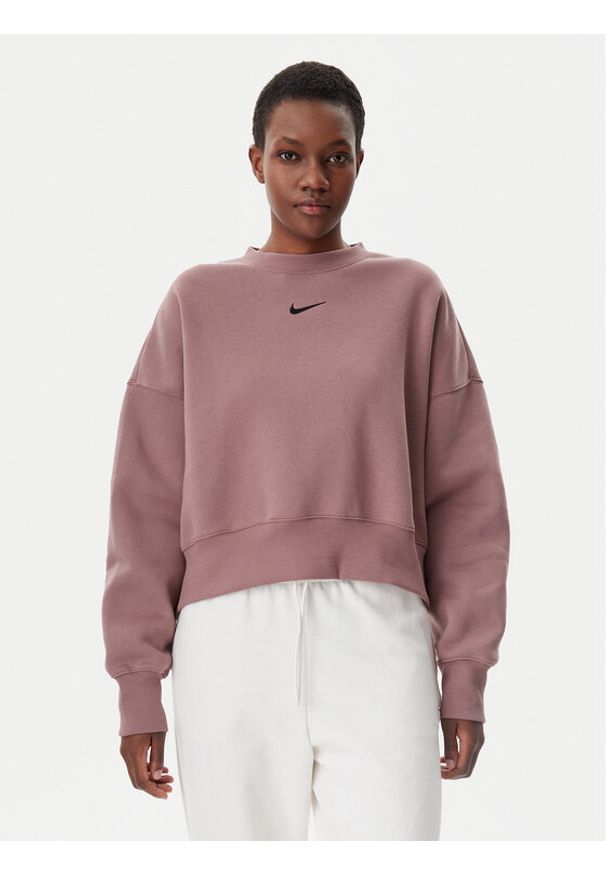 Nike Bluza DQ5761 Brązowy Oversize. Kolor: brązowy. Materiał: bawełna