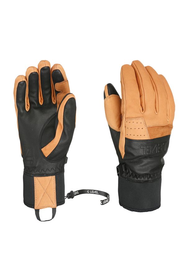 Rękawice narciarskie Level Eighties. Kolor: brązowy. Sezon: zima. Sport: narciarstwo