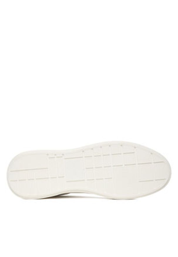 Calvin Klein Sneakersy Chunky Cupsole Laceup Clean Lth HM0HM02239 Biały. Kolor: biały. Materiał: skóra