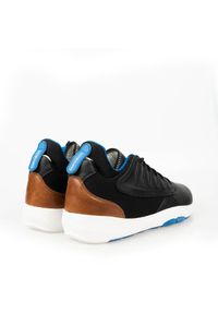 Geox Sneakersy "Modual B" | U948LA 0466K | Modual B | Mężczyzna | Czarny. Nosek buta: okrągły. Kolor: czarny. Materiał: tkanina, skóra #4