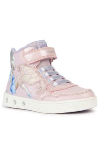Geox Sneakersy DISNEY J Skylin Girl J368WE 0ANKN C8842 S Różowy. Kolor: różowy. Wzór: motyw z bajki #1