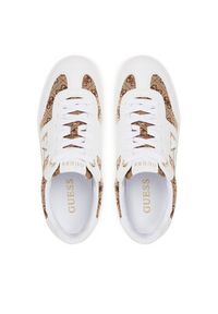 Guess Sneakersy FLTNC2 ELE12 Biały. Kolor: biały. Materiał: skóra #4