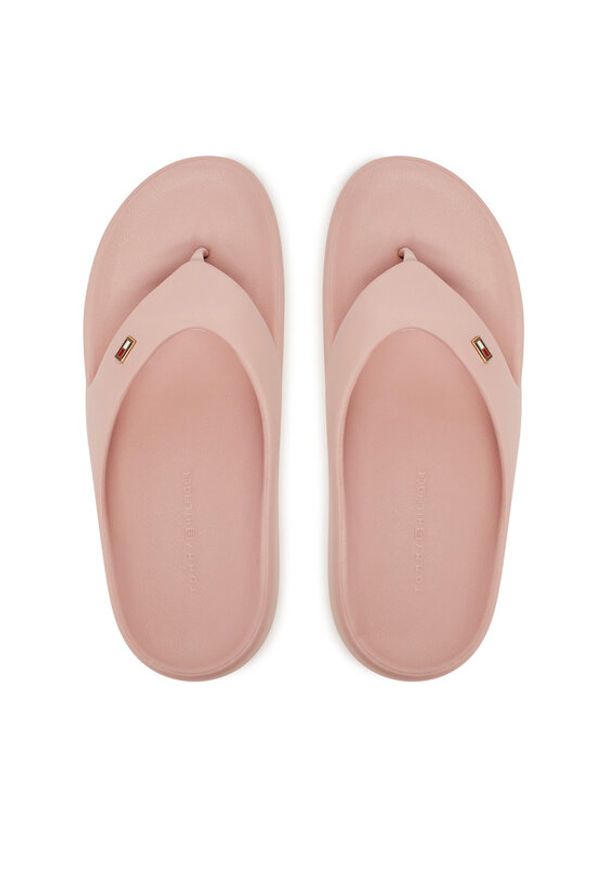 TOMMY HILFIGER - Tommy Hilfiger Japonki Comfort Beach Sandal FW0FW08522 Różowy. Kolor: różowy