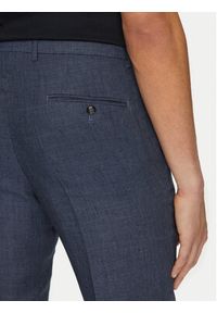 BOSS Garnitur C-Huge-Peak-252 50540764 Granatowy Slim Fit. Kolor: niebieski. Materiał: len, wiskoza #6