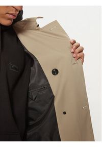 Hugo - HUGO Trencz Maluks 50535072 Beżowy Regular Fit. Kolor: beżowy. Materiał: syntetyk, bawełna #4