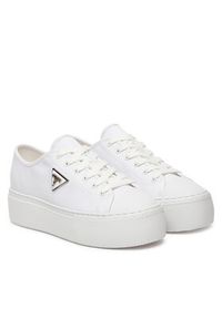 Guess Trampki FLJJZ3 FAB12 Biały. Kolor: biały. Materiał: materiał #2
