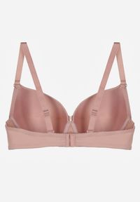 Born2be - Jasnofioletowy Gładki Biustonosz Zdobiony Kokardką Ocerien. Kolor: fioletowy. Materiał: koronka. Wzór: aplikacja, gładki #6