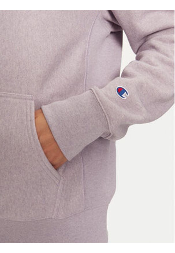 Champion Bluza 218800 Fioletowy Regular Fit. Kolor: fioletowy. Materiał: syntetyk