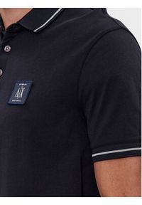 Armani Exchange Polo 8NZFPQ ZJH4Z 1510 Granatowy Regular Fit. Typ kołnierza: polo. Kolor: niebieski. Materiał: bawełna #5