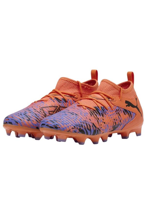 Puma - Buty Piłkarskie Dla Dzieci Future 8 Match Creativity. Kolor: pomarańczowy, żółty, wielokolorowy. Sport: piłka nożna