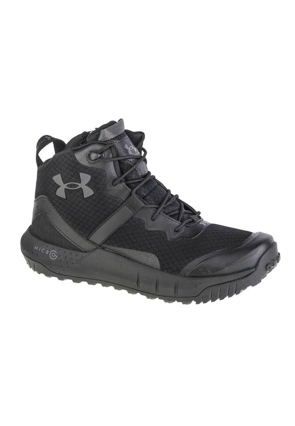 Buty trekkingowe męskie, Under Armour Micro G Valsetz Zip Mid. Kolor: czarny