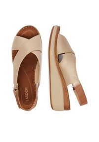 Lasocki Sandały CEO-WI23-PIE-01 Beżowy. Kolor: beżowy. Materiał: skóra #3