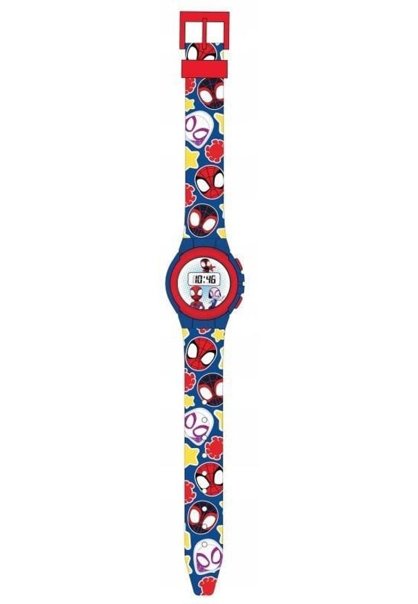 KIDS - Cyfrowy Zegarek Na Rękę Zegar Dziecięcy Dla Dziecka Spidey I Super Kumple / Spf4019. Rodzaj zegarka: cyfrowe