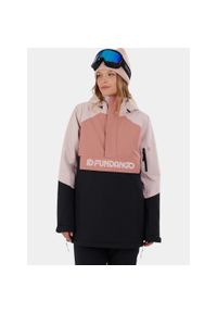 FUNDANGO - Anorak Damski Fundango Birch ECO Logo. Kolor: czarny, różowy, wielokolorowy. Sezon: zima. Sport: narciarstwo