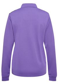 Damska bluza dresowa half zip Hummel Authentic. Kolor: fioletowy. Materiał: dresówka. Sport: fitness