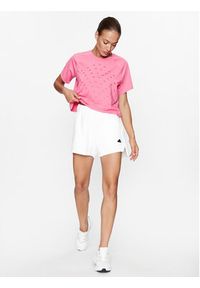 Adidas - adidas Koszulka techniczna BLUV Print Performance IL9578 Różowy Loose Fit. Kolor: różowy. Materiał: syntetyk. Wzór: nadruk #3