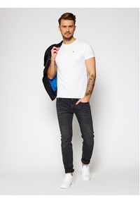Tommy Jeans T-Shirt DM0DM04411 Biały Regular Fit. Kolor: biały. Materiał: bawełna #4