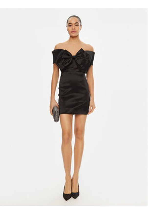 BARDOT - Bardot Sukienka koktajlowa 54327DB2 Czarny Slim Fit. Kolor: czarny. Materiał: syntetyk. Styl: wizytowy