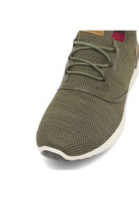 Mustang Sneakersy 4132-311 Khaki. Kolor: brązowy. Materiał: materiał #6