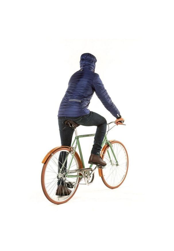 Kurtka puchowa Tucano Urbano Reggio. Kolor: niebieski. Materiał: puch