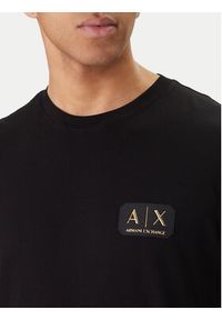 Armani Exchange T-Shirt XM002178 AF12308 UC001 Czarny Regular Fit. Kolor: czarny. Materiał: bawełna #4