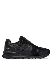 Philipp Plein - PHILIPP PLEIN Sneakersy SAFS MSC4074 PLE022N Czarny. Kolor: czarny. Materiał: materiał #1